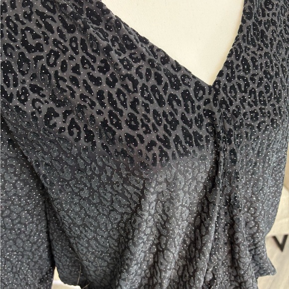 NWT • EXPRESS • Animal Print Velvet Body Suit - Picture 6 of 10